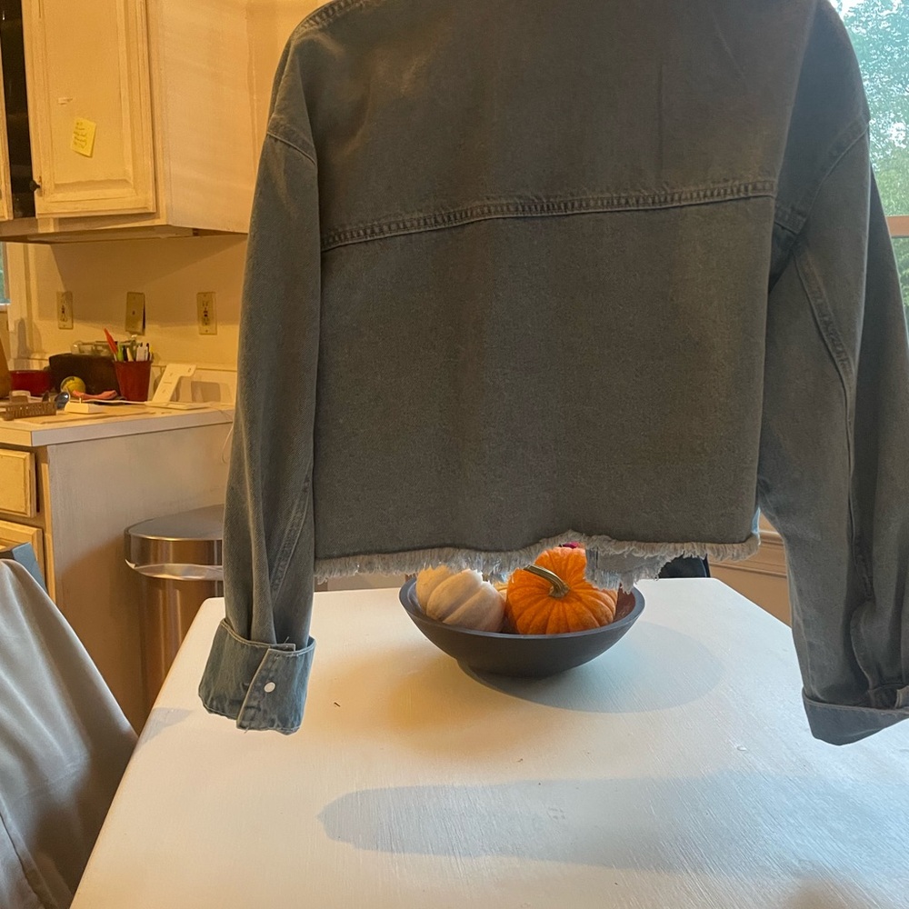 Cropped Jean Jacket - Picture 2 of 3